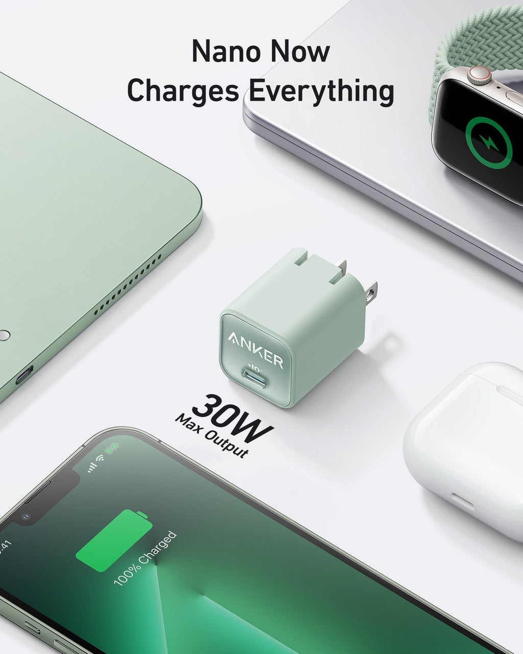 Anker Nano Charger (30W) - Compact GaN Fast Charger