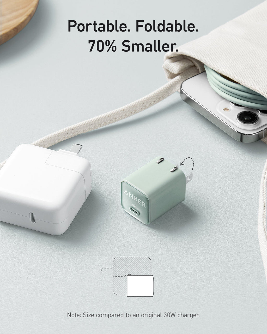 Anker Nano Charger (30W) - Compact GaN Fast Charger