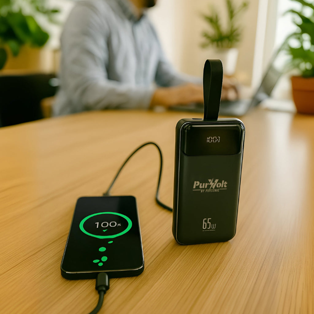 PurVolt 40,000mAh Power Bank - Charges Laptops & Phones