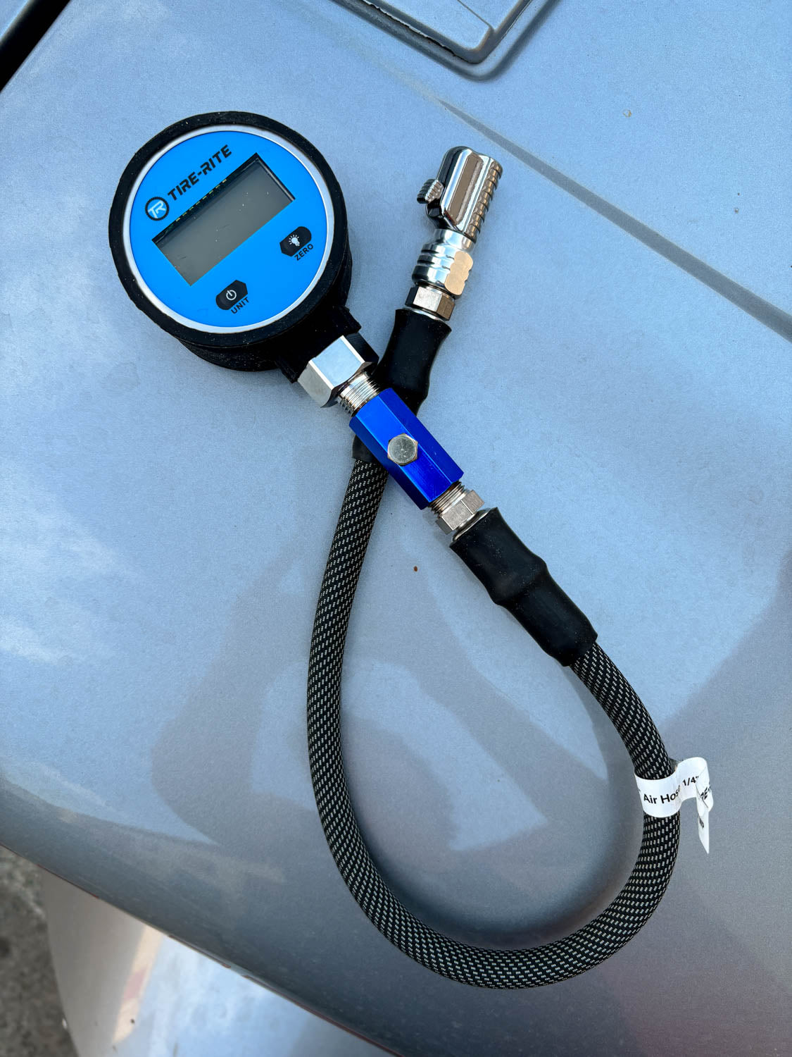 Quickie Pro Digital Tire Gauge - 18in Hose with Bleed Valve