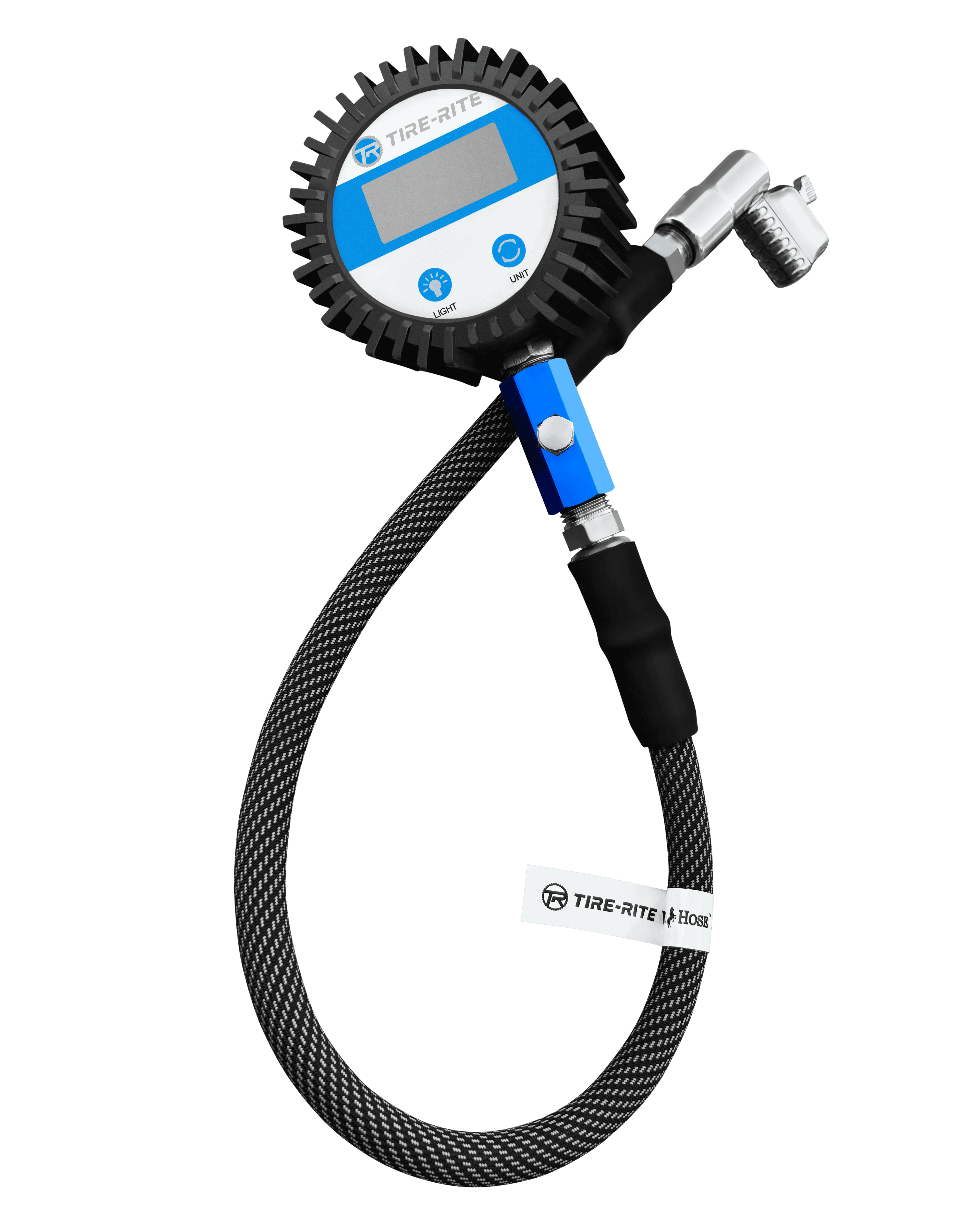Quickie Digital Tire Gauge - 18in Hose with Bleed Valve