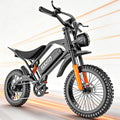 5500W Electric Dirt Bike - 40MPH, 48V 30Ah Battery, Hydraulic Brakes
