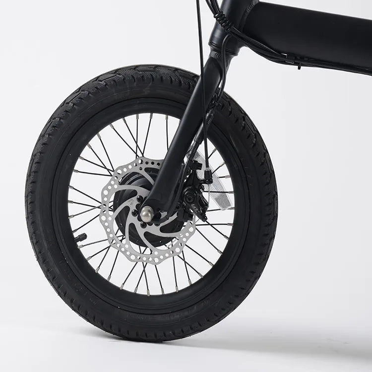 Folding Electric Bike - 16in Tires, 250W Lithium Battery