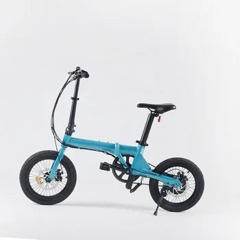 Folding Electric Bike - 16in Tires, 250W Lithium Battery