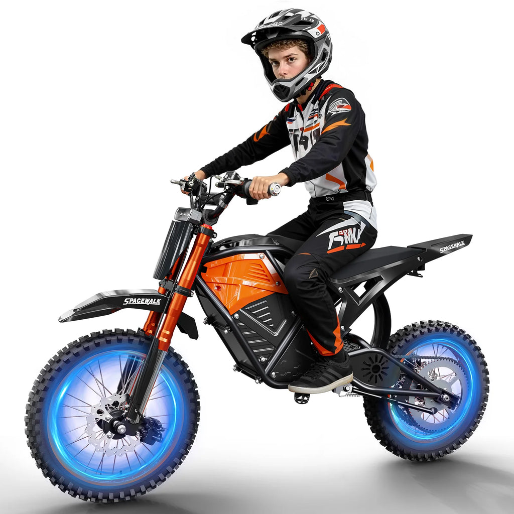 3000W Fat Tire Electric Dirt Bike - 37.5MPH Off-Road Ebike