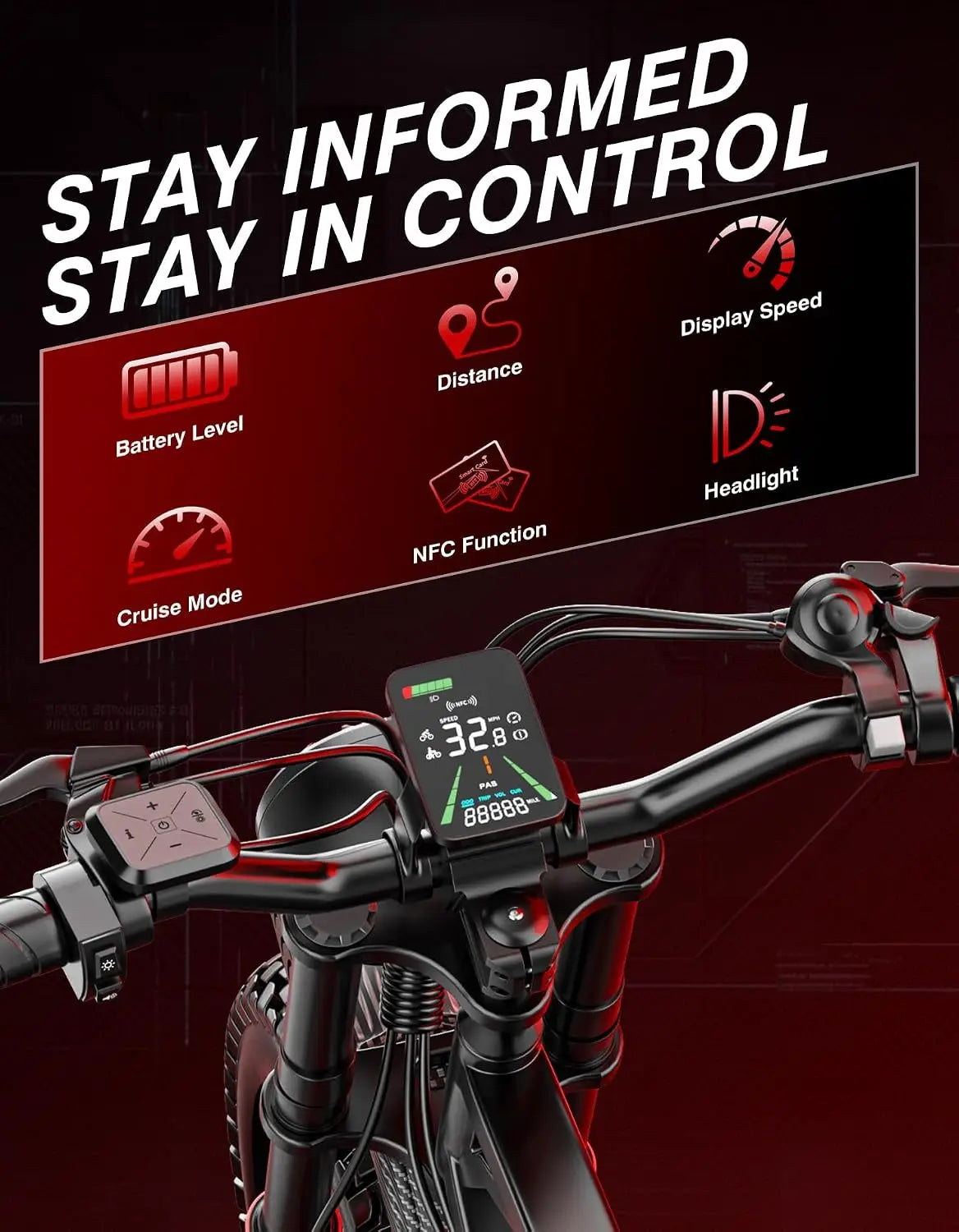 5500W Electric Dirt Bike - 40MPH, 48V 30Ah Battery, Hydraulic Brakes