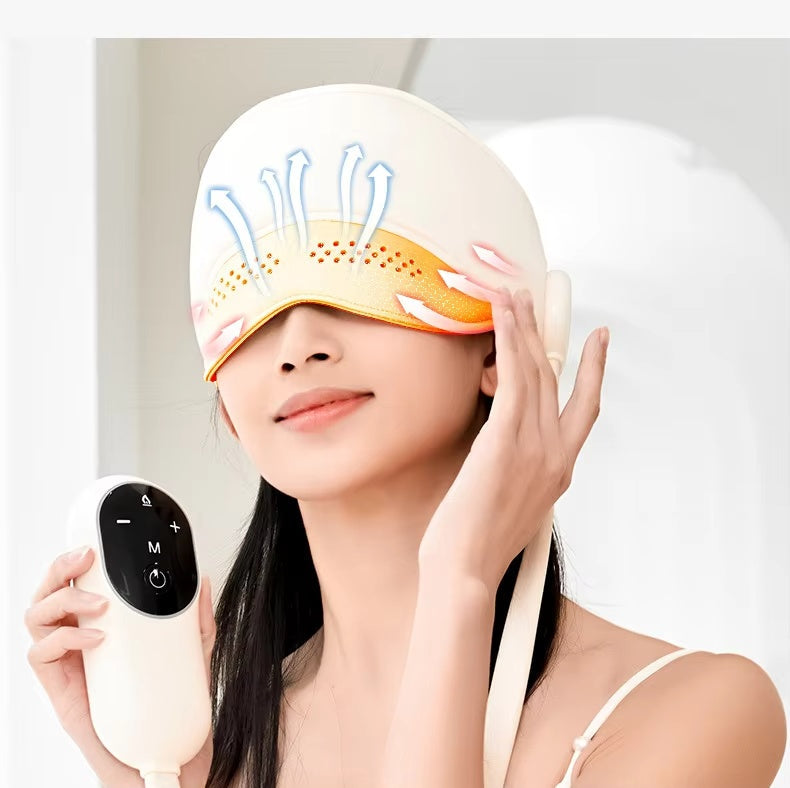 Heated Head & Eye Massager - Headache & Eye Strain Relief