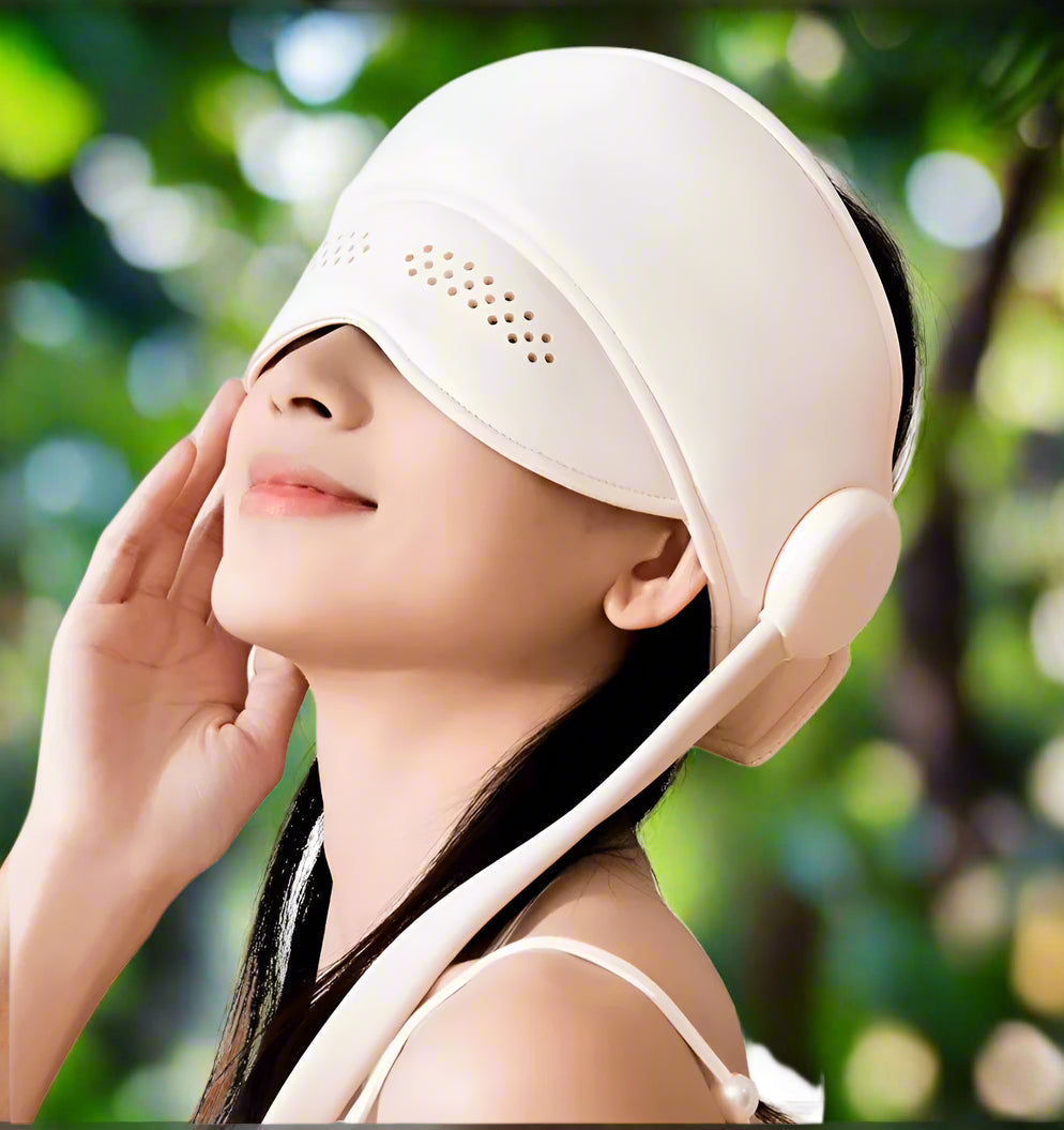 Heated Head & Eye Massager - Headache & Eye Strain Relief