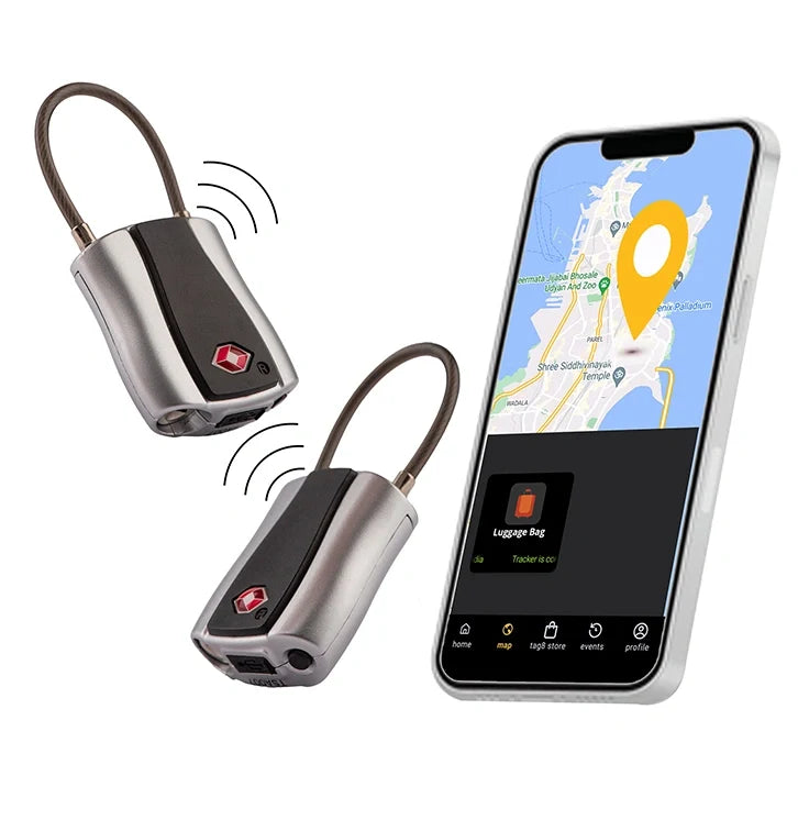 Dolphin Smart Padlock - Keyless Bluetooth Luggage Lock
